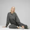 Puma CLASSICS+ Relaxed Crew Gri Kadın Sweatshirt