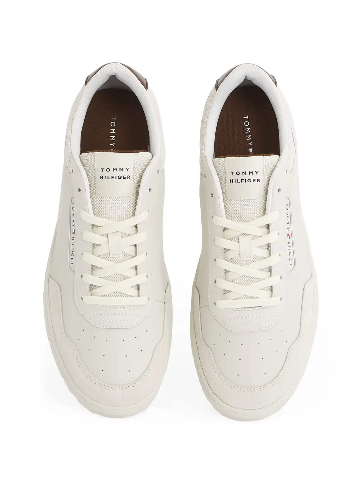 Tommy Hilfiger TH BASKET CORE LTH M Bej Erkek Spor Ayakkabı & Sneaker