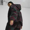 Puma Downtown Aop Sherpa Jacket Dark Jasper Siyah Kadın Mont