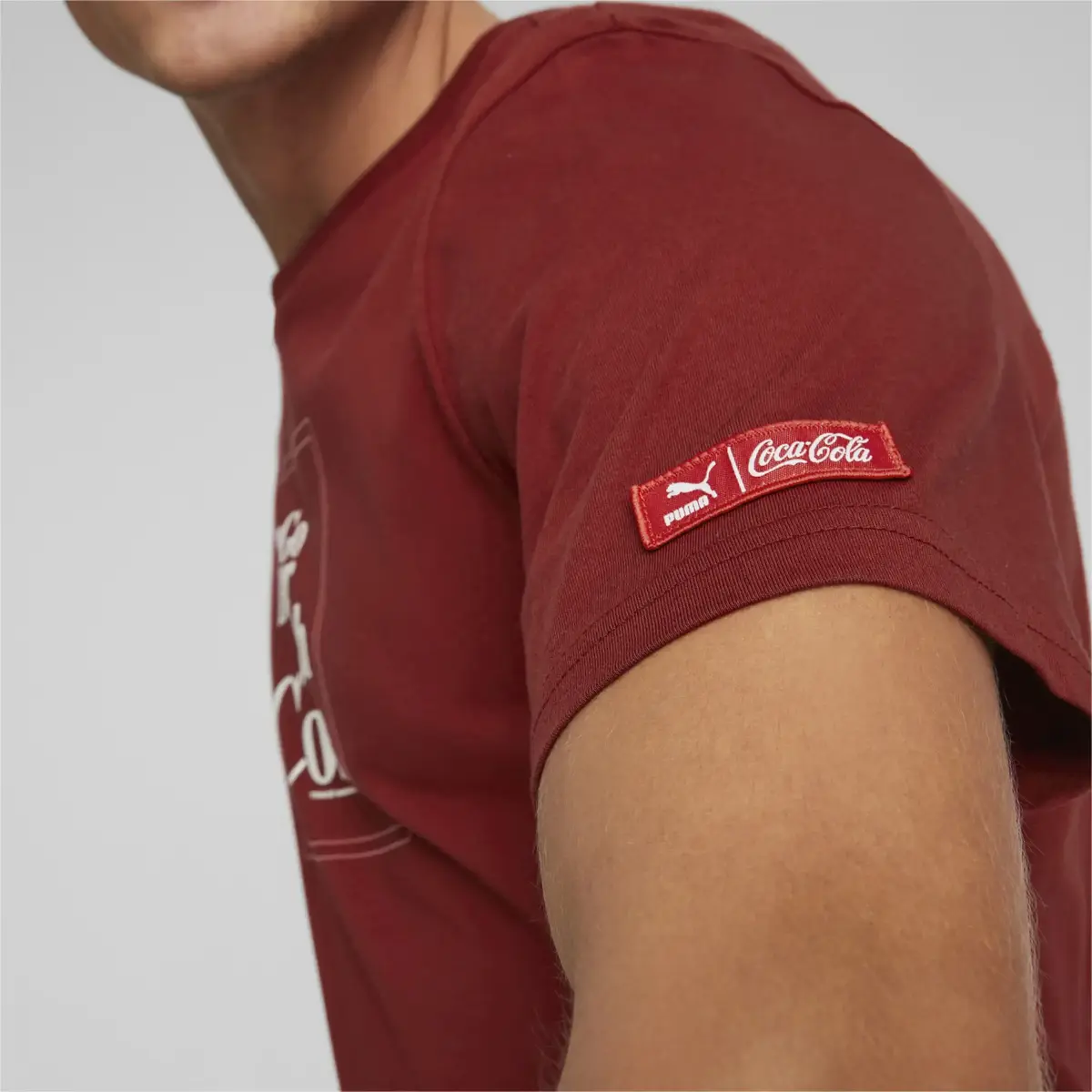 PUMA X COCA COLA Graphic Tee Kırmızı Erkek T-Shirt