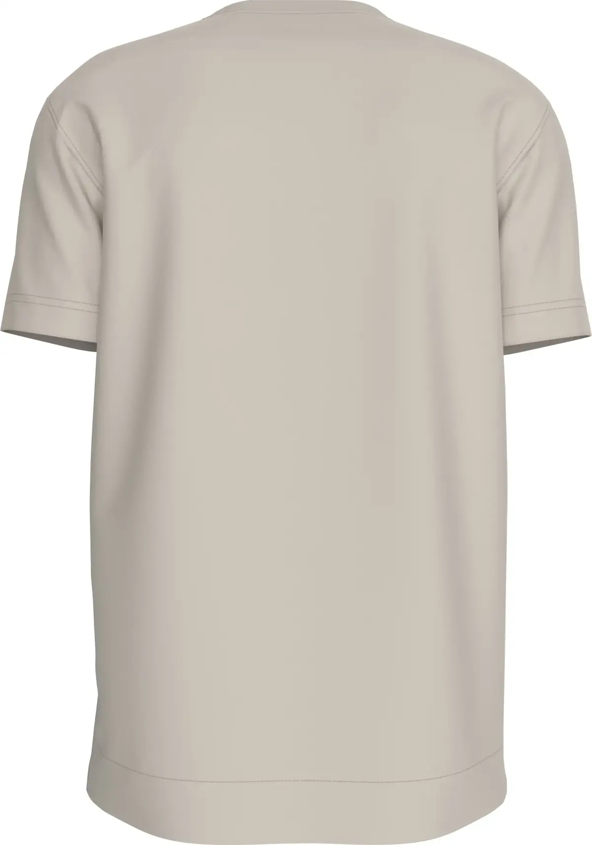 Calvin Klein LOGO TAPE TEE, PDH Krem Erkek T-Shirt & Polo