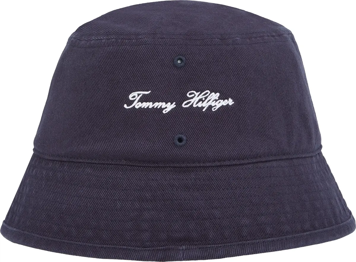 Tommy Hilfiger SEASONAL FLAG WASH B, DW6 Siyah Erkek Şapka