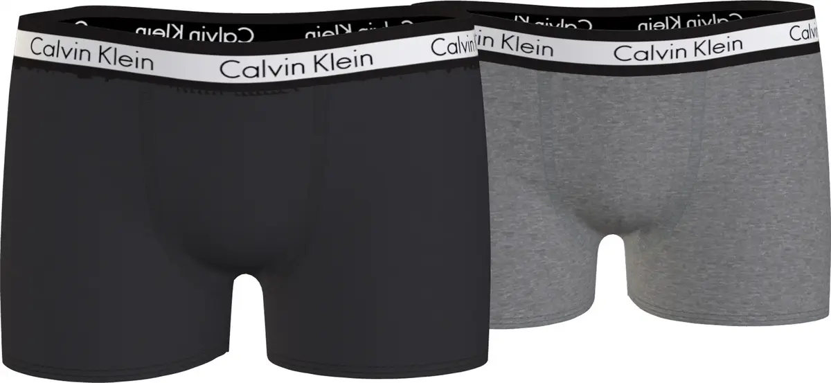 Calvin Klein 2PK TRUNKS Erkek Siyah Boxer Set