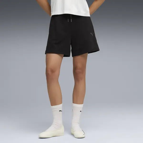 Puma HER High-Waist Shorts Siyah Kadın Şort