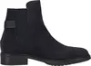 Tommy Hilfiger TH SUEDE FLAT BOOT Kadın Siyah Bot