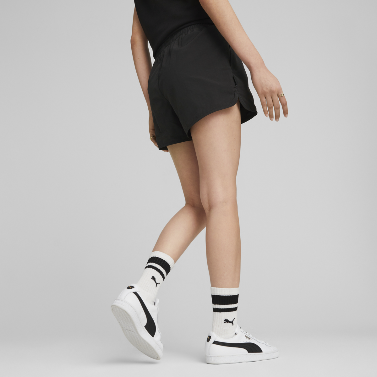 Puma PUMA TEAM Shorts Siyah Kadın Şort