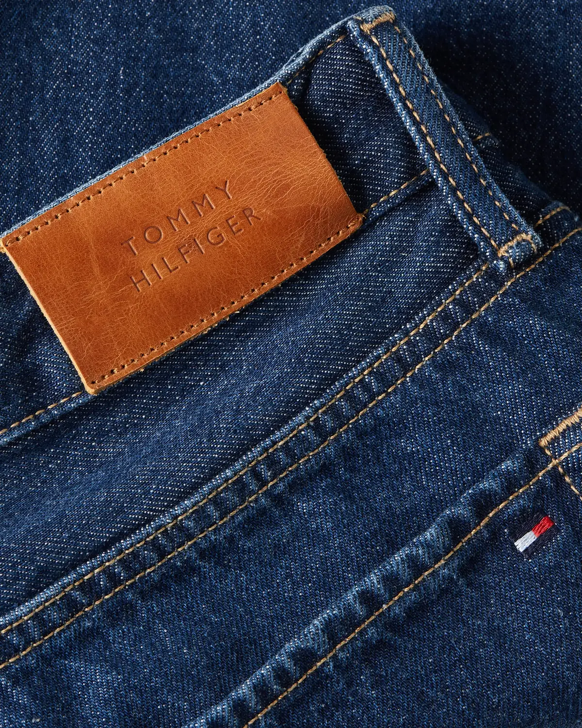 Tommy Hilfiger DNM MINI SHORT HW AC, 1A4 Mavi Kadın Şort