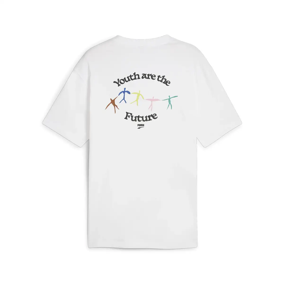 Puma DOWNTOWN Graphic Tee Beyaz Unisex Tişört