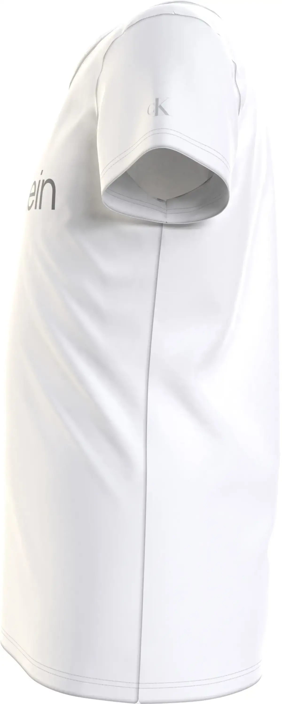 Calvin Klein INST SILVER LOGO SLI Kadın Beyaz T-Shirt