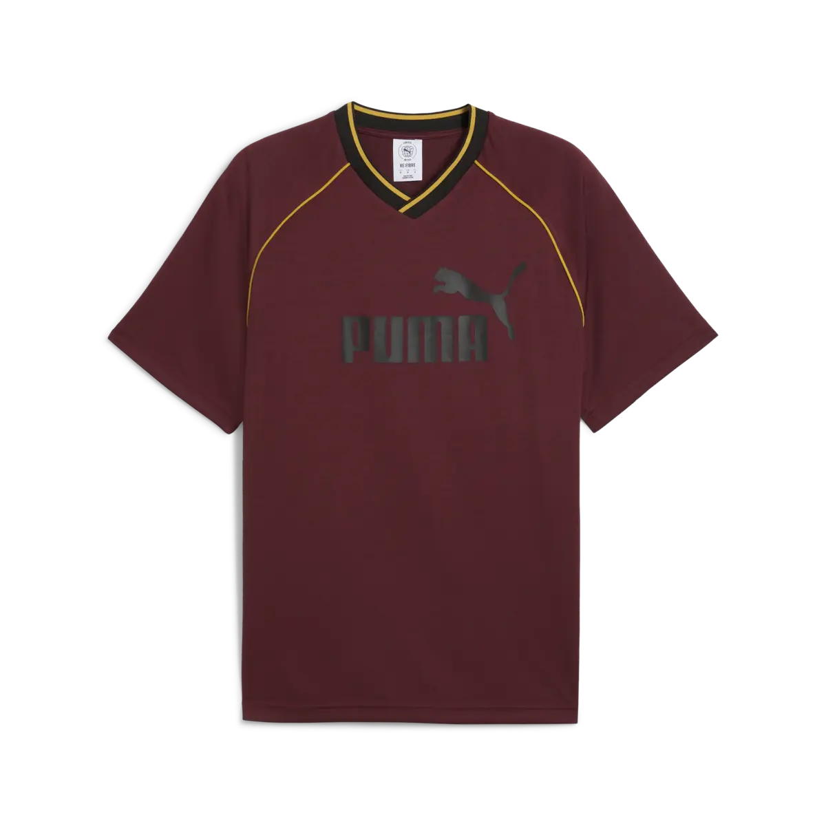 Puma ESS Football Jersey Bordo Erkek T-Shirt & Polo