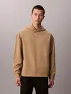 Calvin Klein LS STRETCH WOOL BLEND Bej Erkek Hoodie