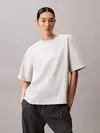 Calvin Klein A- COOLING JERSEY RELAXED TEE Gri Kadın Tişört