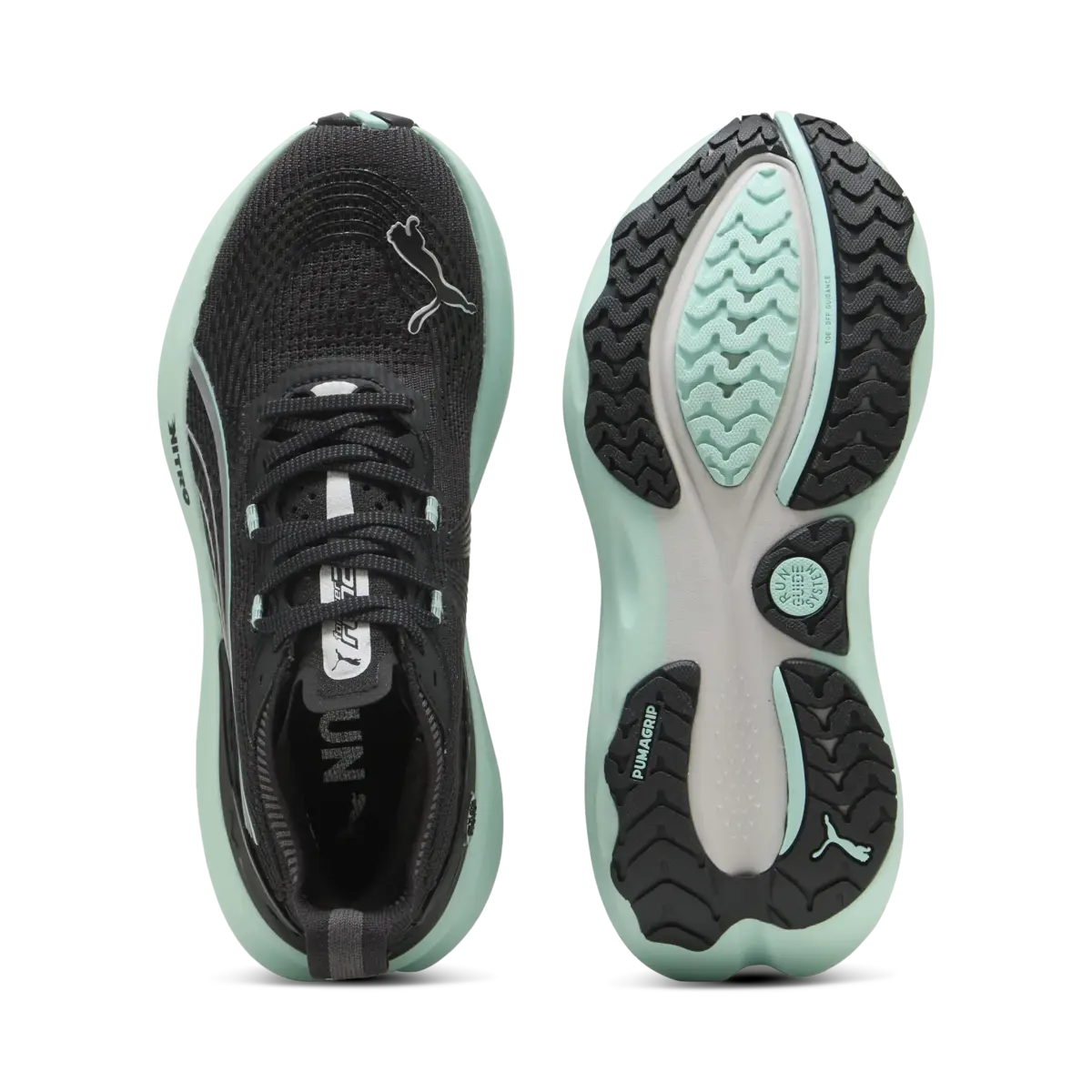 Puma ForeverRun NITROTM2 Wns Siyah Kadın Yürüyüş ve Koşu Ayakkabısı