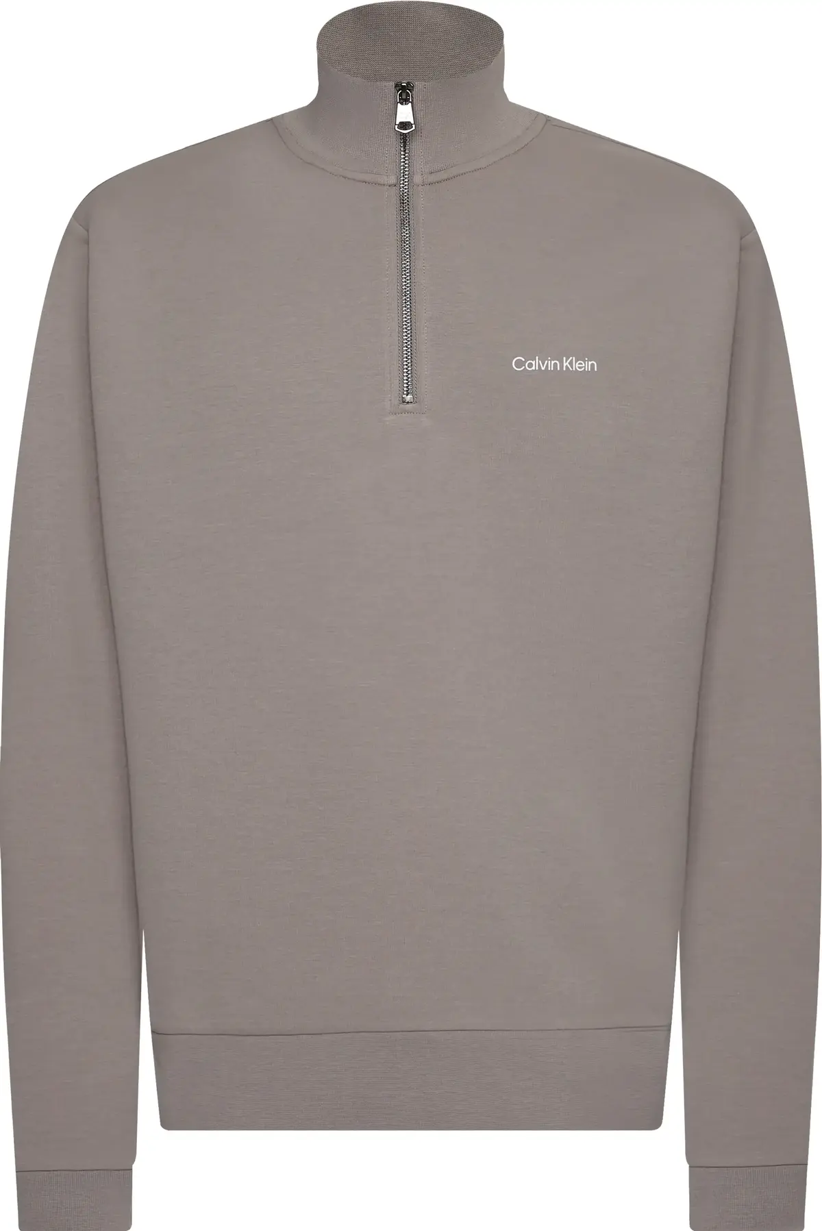 Calvin Klein MICRO LOGO REPREVE Q Erkek Kahverengi Kazak