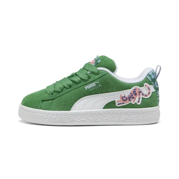Puma Suede XL Cats Club PS Yeşil Çocuk Spor Ayakkabı