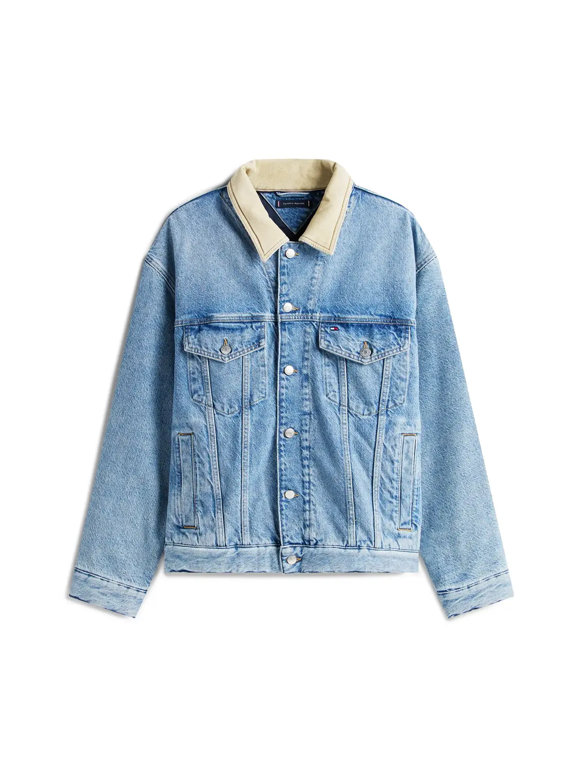 Tommy Hilfiger TRUCKER JACKET KYLO, 1BH Mavi Erkek Kot Mont