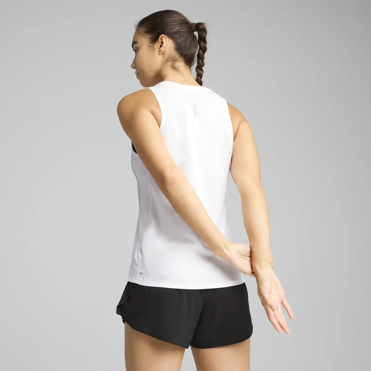 Puma W RUN VELOCITY TANK (POLY) Beyaz Kadın T-Shirt & Polo