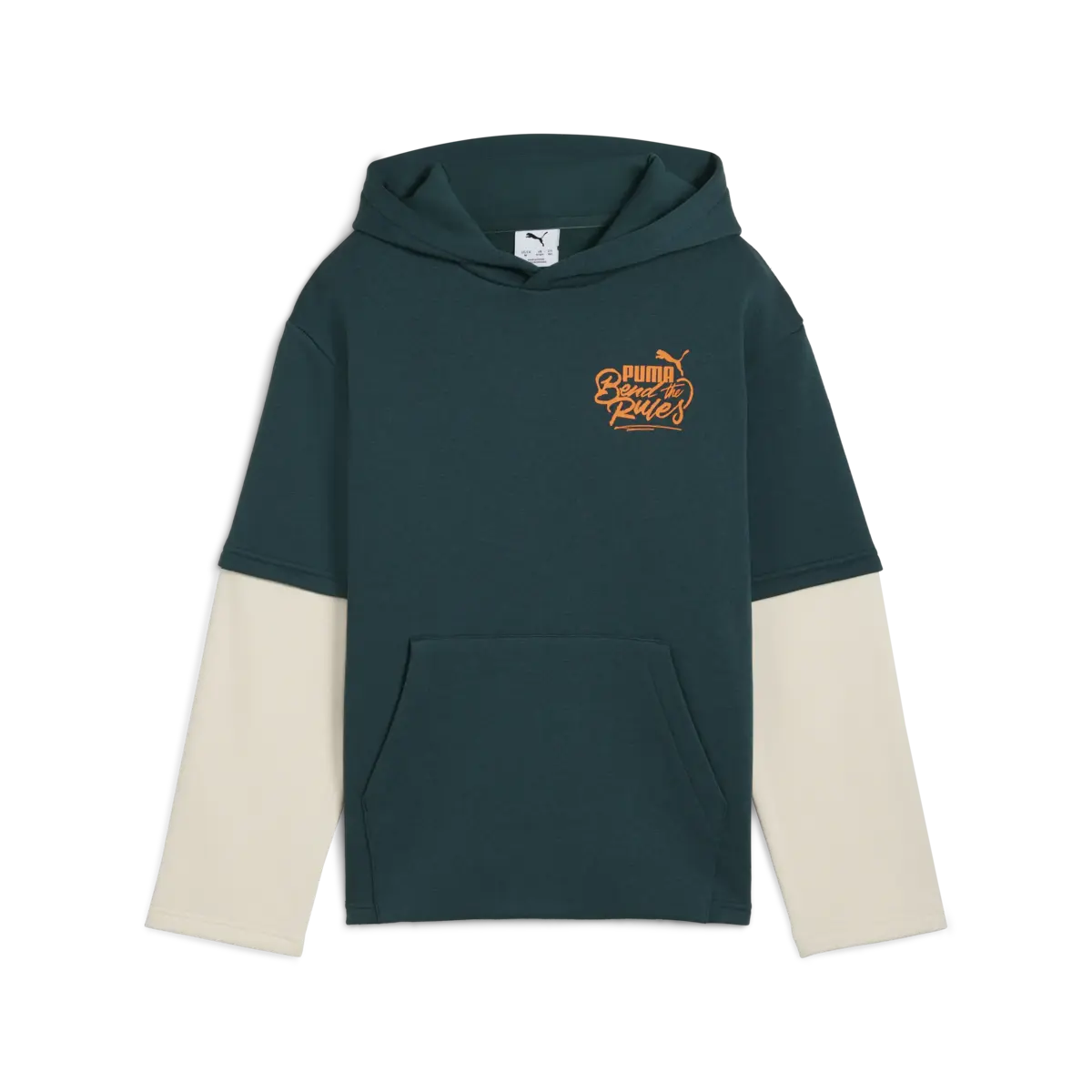 Puma MID90s Layered Hoodie Yeşil Unisex Sweatshirt