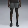 Puma RUN VELOCITY 2IN1 SHORT Gri Erkek Şort