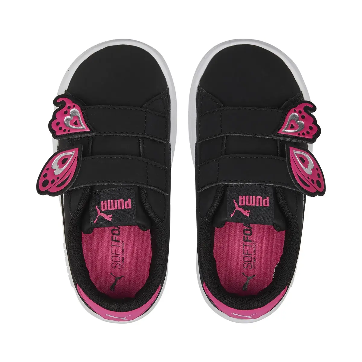 Puma Smash v2 Bfly V Inf Siyah Çocuk Günlük Spor Ayakkabı