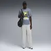 PUMA GRAPHIC Tee Mavi Erkek T-Shirt