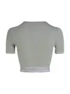 Calvin Klein WO - S/S T-SHIRT Gri Kadın Tişört
