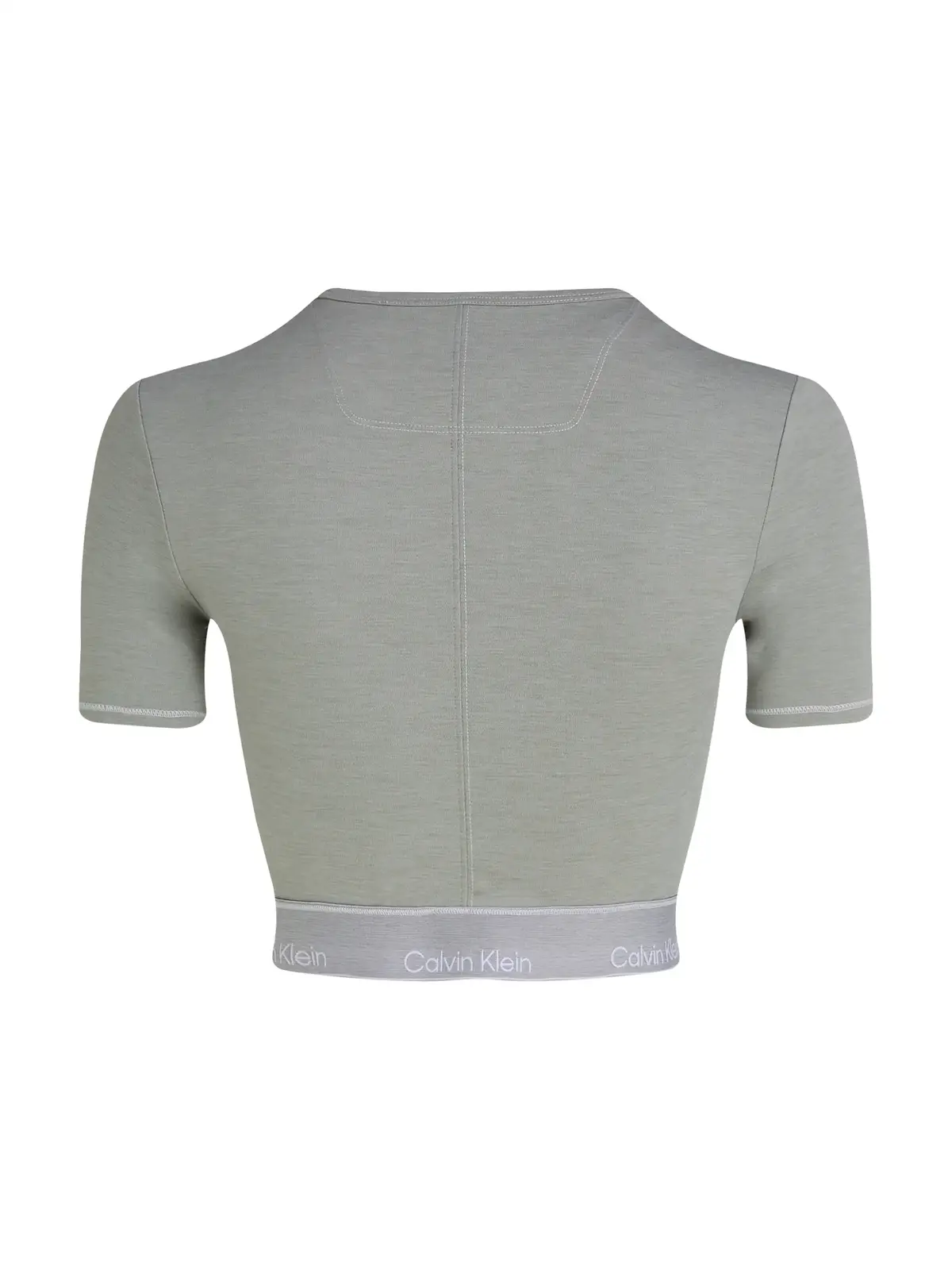 Calvin Klein WO - S/S T-SHIRT Gri Kadın Tişört