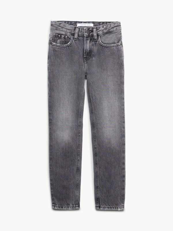 Calvin Klein SLIM VISUAL GREY Erkek Antrasit Kot Pantolon