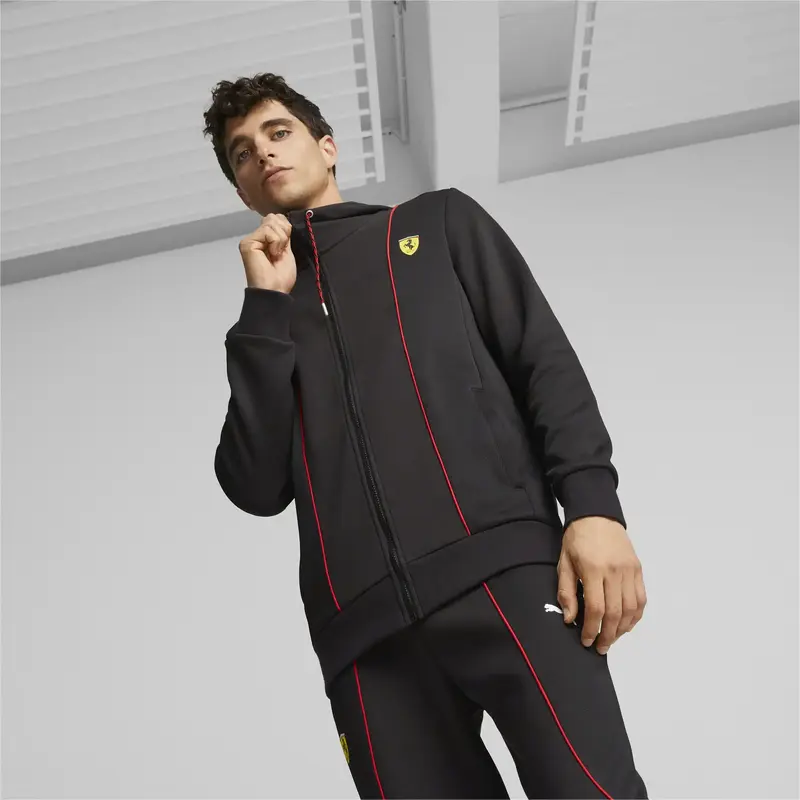 Puma Ferrari Race HDD Sweat Jackt Fermuarlı Hoodie