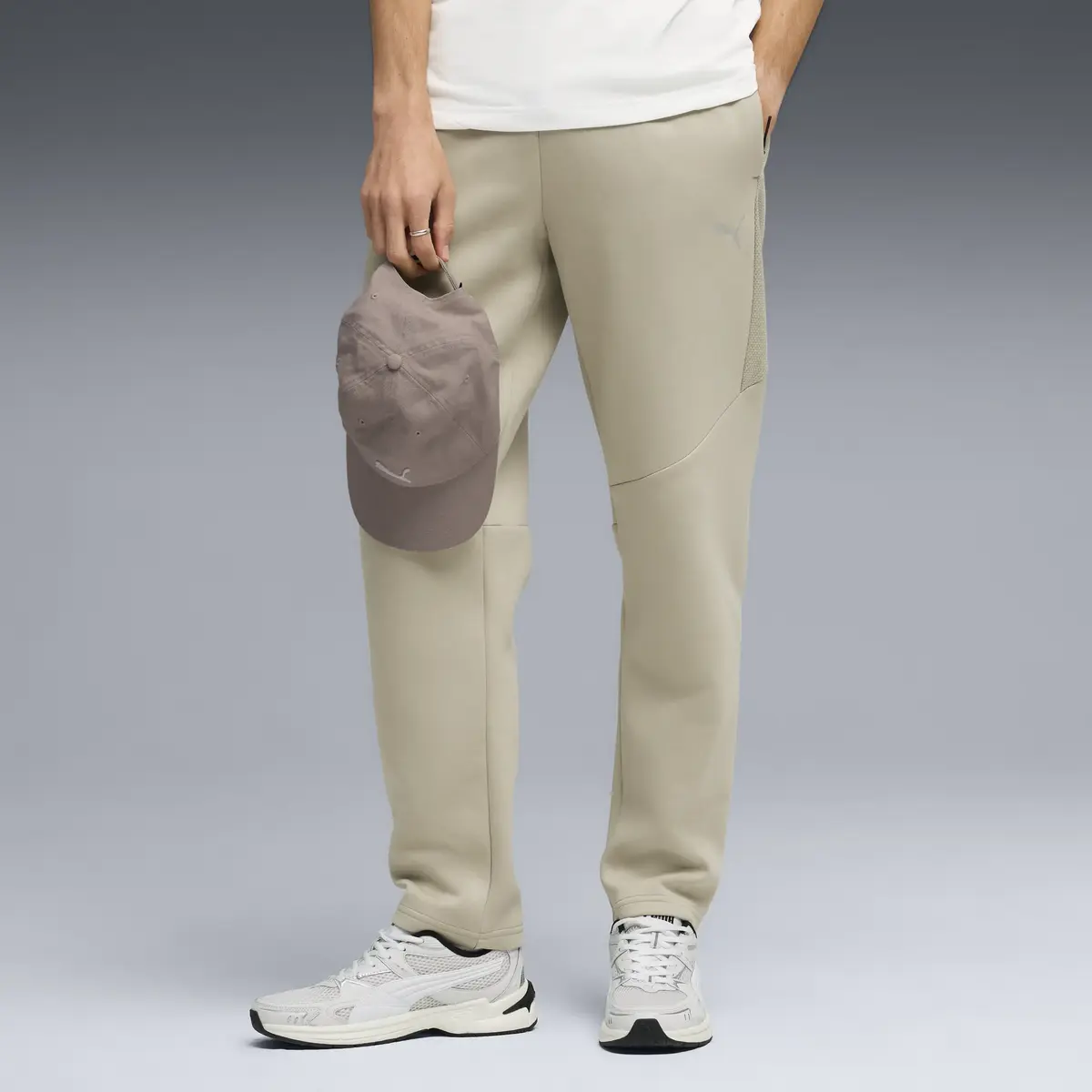 PUMA EVOSTRIPE Pants DK Pebble Gray Bej Erkek Eşofman Altı