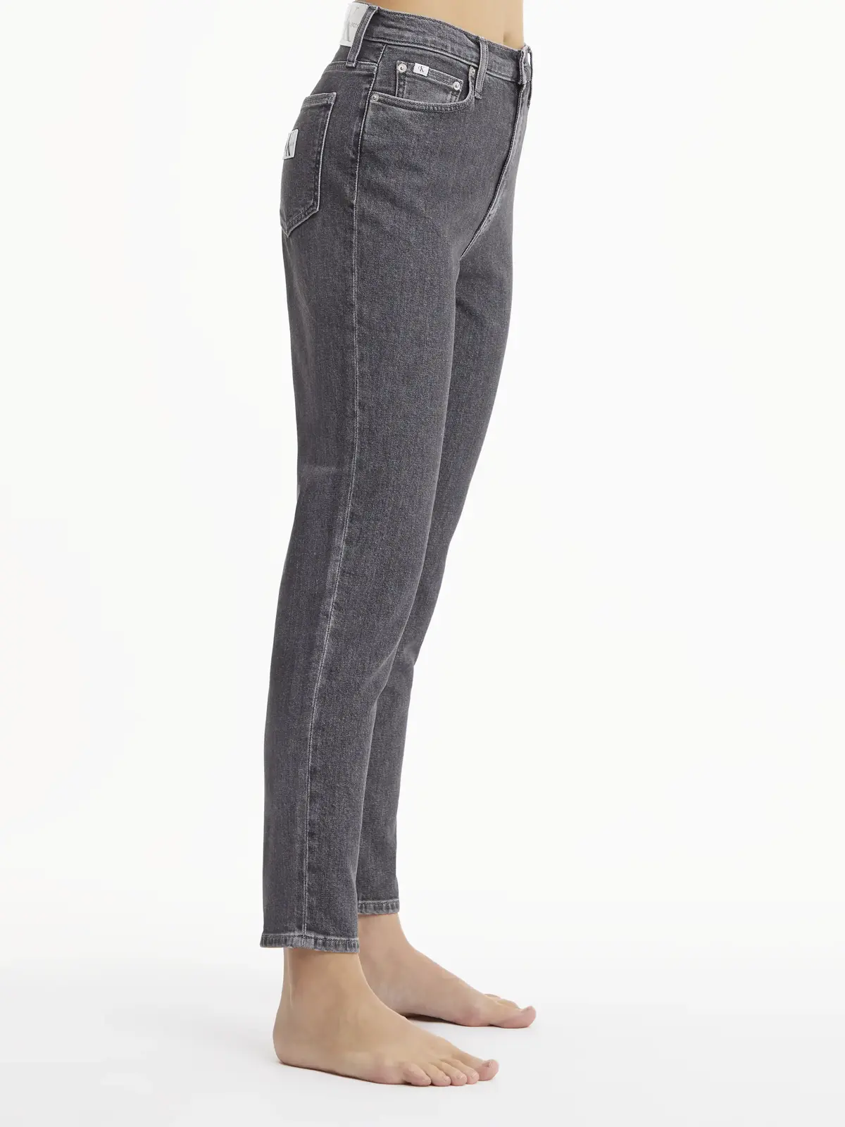 Calvin Klein MOM JEAN Kadın Antrasit Kot Pantolon