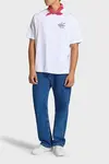 Calvin Klein SS 30S MICRO MONOLOGO GRAPHIC TE Beyaz Erkek Tişört