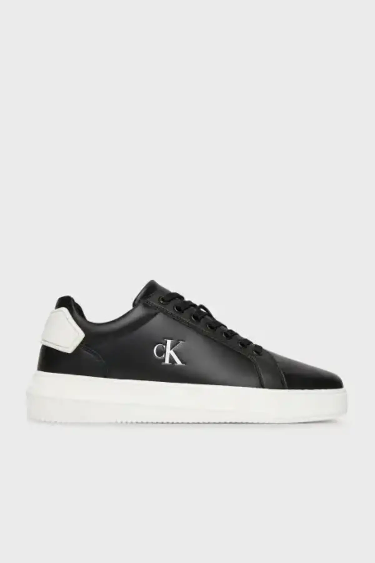 Calvin Klein CHUNKY CUPSOLE RU PATCH LTH Siyah Erkek Günlük Spor Ayakkabı