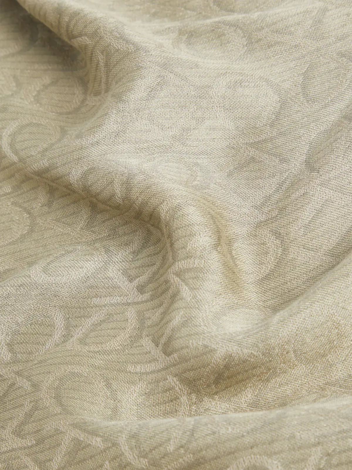 Calvin Klein MONOGRAM JACQUARD SC, LEB Bej Kadın Eldiven-Atkı