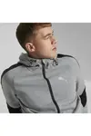 Puma Evostripe Full-Zip Hoodie Gri Erkek Fermuarlı Hoodie