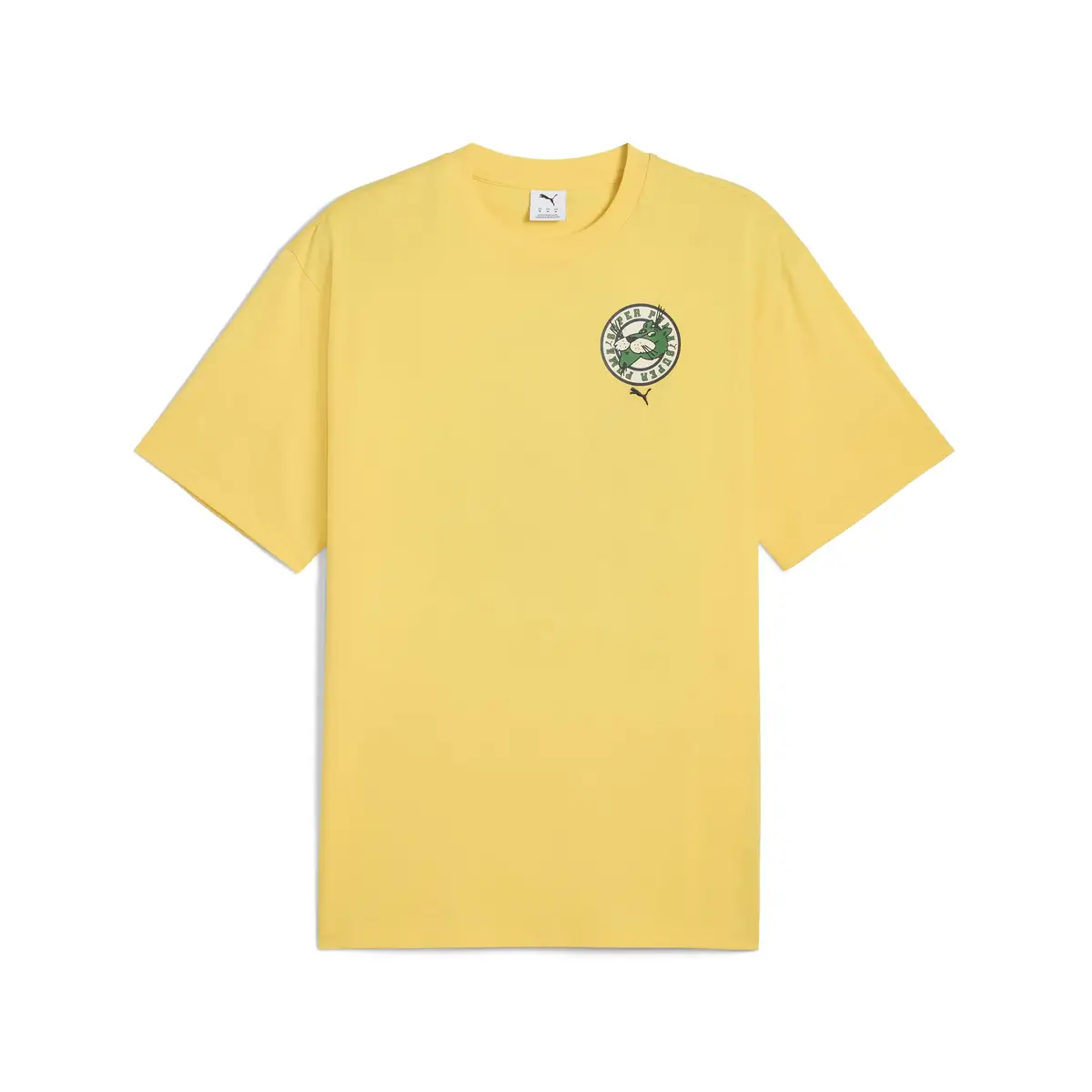 PUMA GRAPHICS Super Puma Tee Sarı Erkek T-Shirt