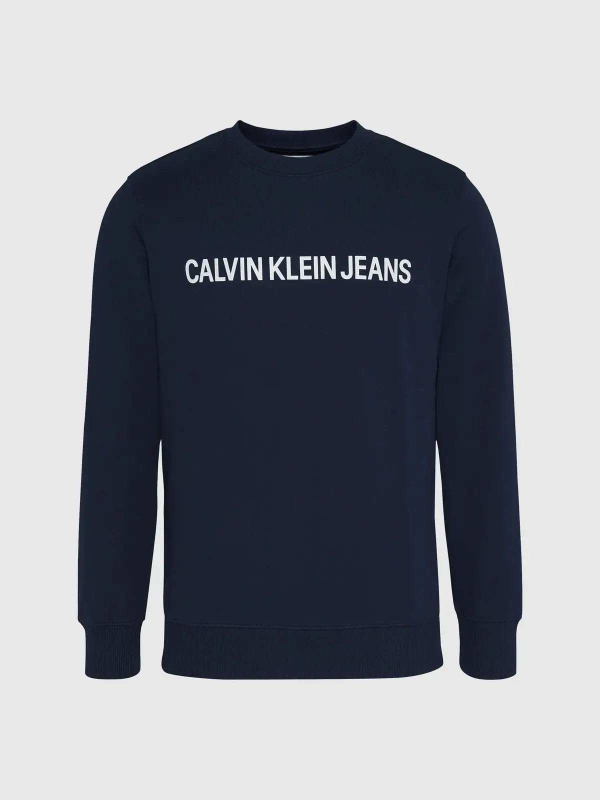 Calvin Klein CORE INSTITUTIONAL L Erkek Siyah Sweatshirt