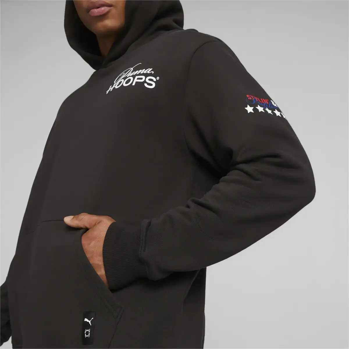 Puma FRANCHISE Graphic Hoodie 1 Siyah Erkek Hoodie