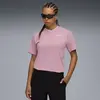 Puma ESS Relaxed V-Neck Tee Pembe Kadın T-Shirt
