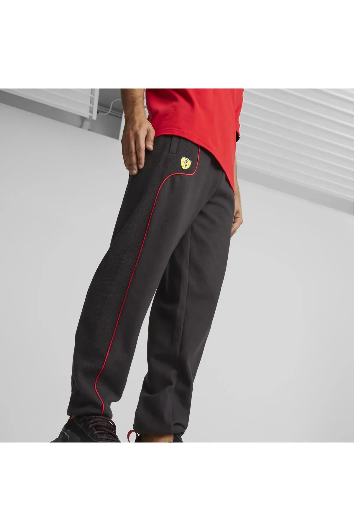Puma Ferrari Race Sweat Pants Siyah Erkek Eşofman Altı
