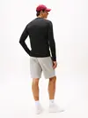 Tommy Hilfiger PERFORMANCE LS TEE, BDS Siyah Erkek T-Shirt