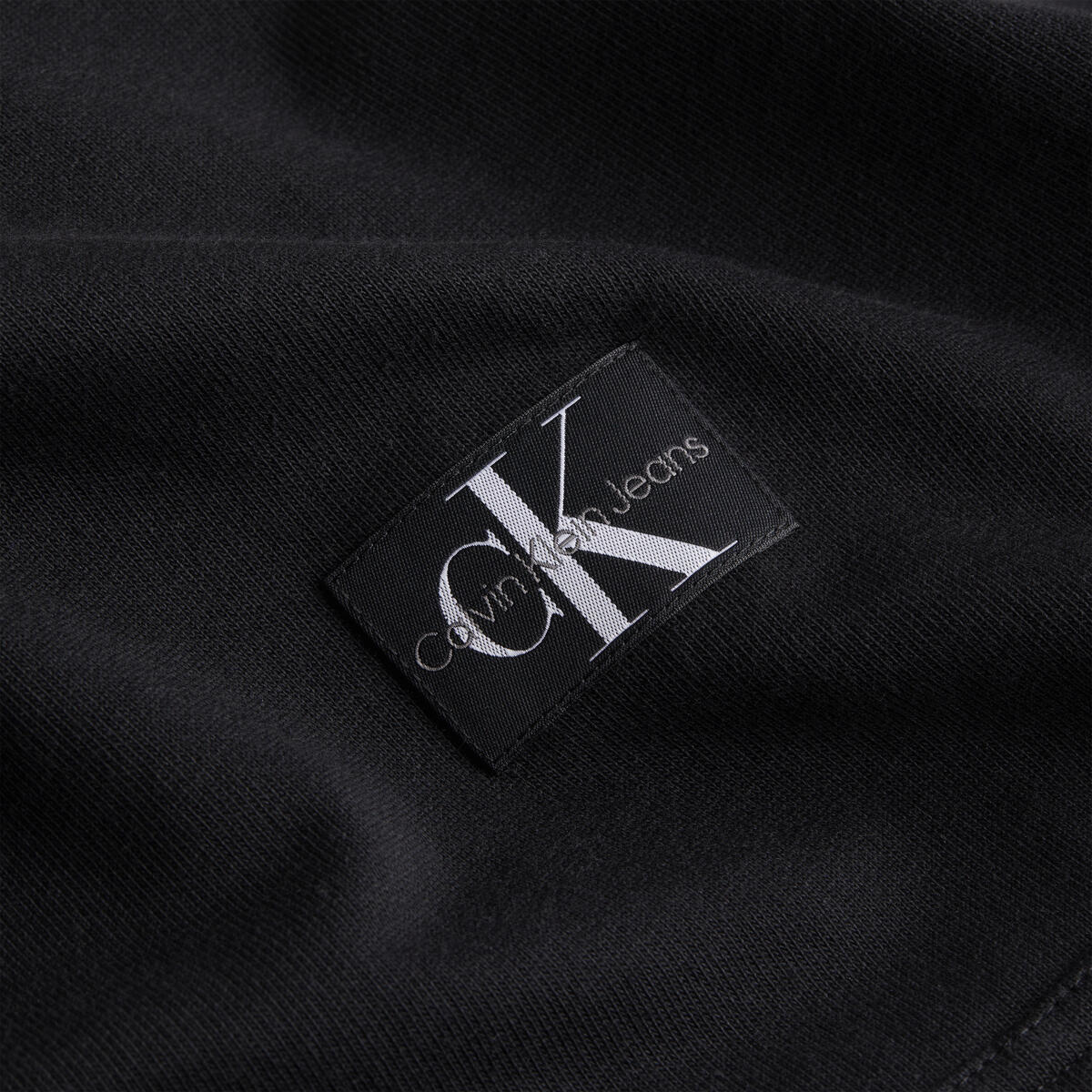 Calvin Klein WOVEN LABEL HOODIE Kadın Siyah Hoodie