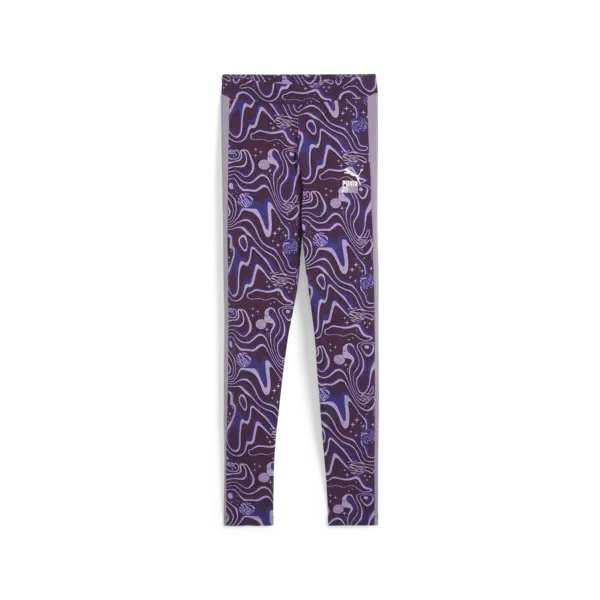 Puma LAVA LAND Leggings Mor Kız Çocuk Tayt