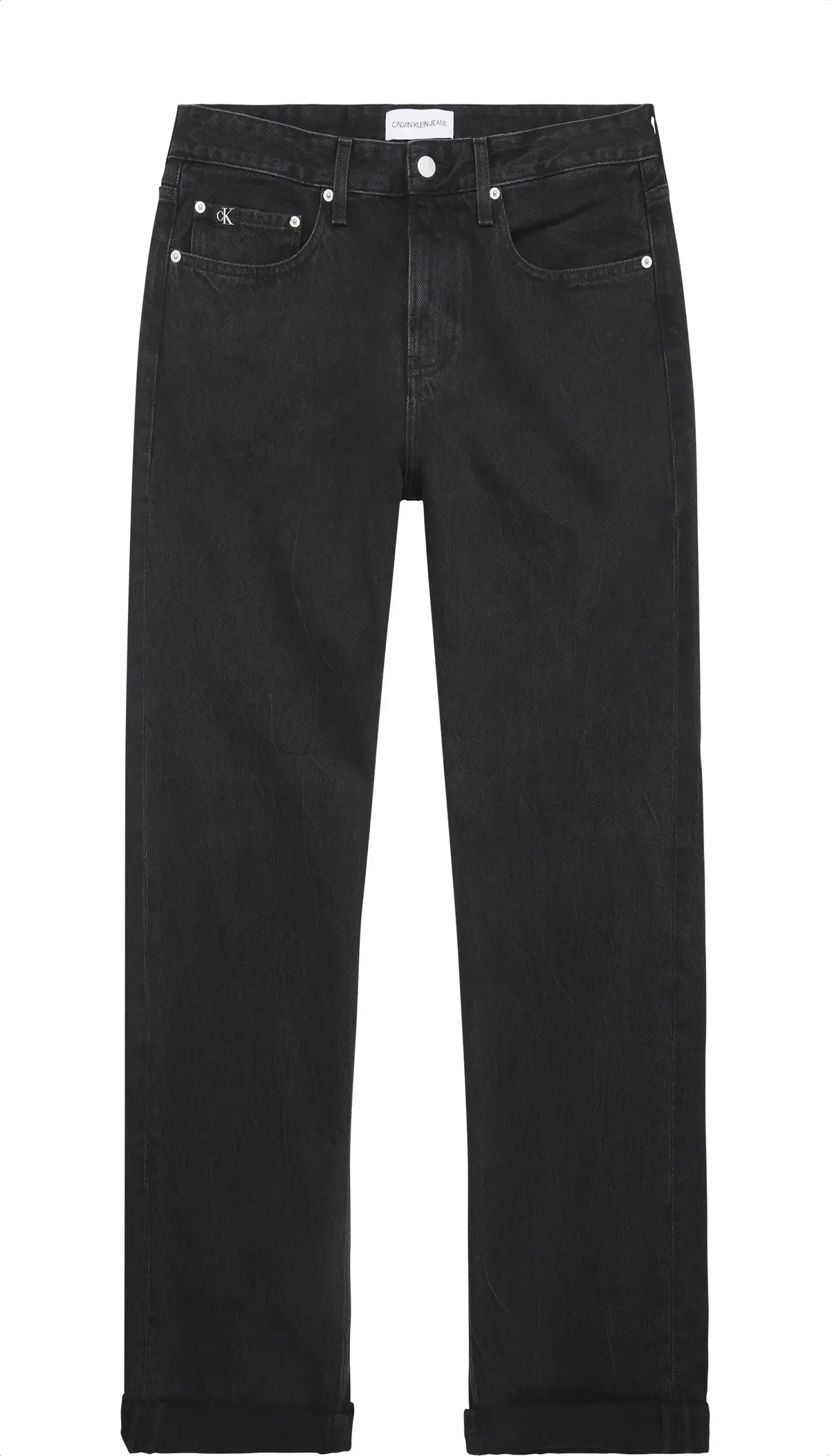 Calvin Klein 90s STRAIGHT Erkek Antrasit Kot Pantolon