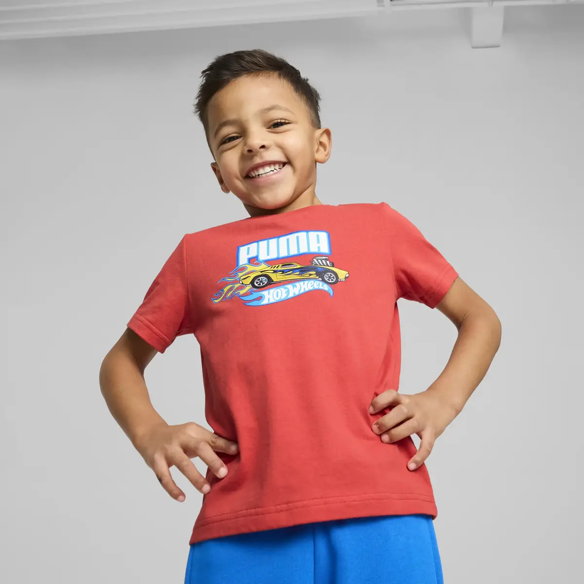 Puma X HOT WHEELS Tee Kırmızı Erkek T-Shirt & Polo