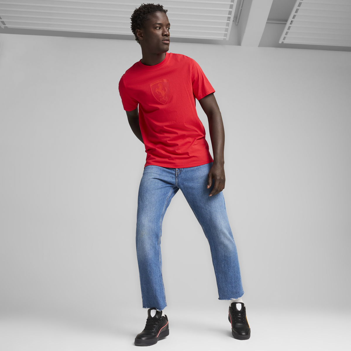 Puma  Ferrari Caven 2.0 Neon Siyah Unisex Günlük Spor Ayakkabı