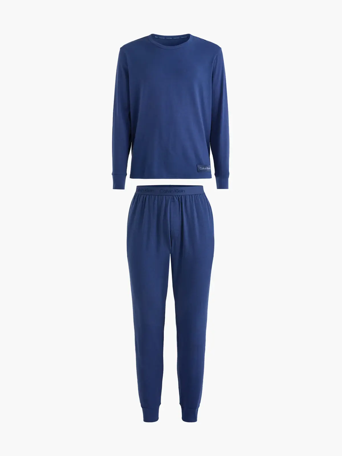 Calvin Klein L/S JOGGER SET Erkek Lacivert Eşofman Takımı