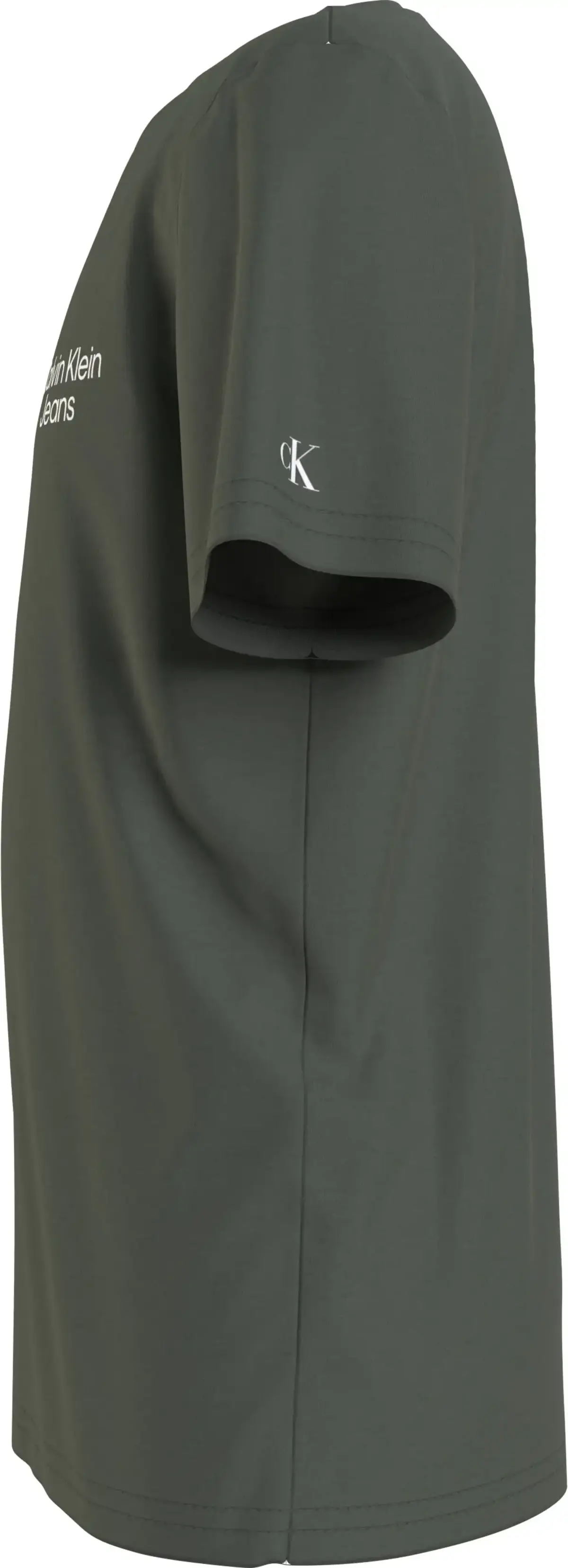 Calvin Klein CKJ STACK LOGO T-SHI Erkek Yeşil T-Shirt