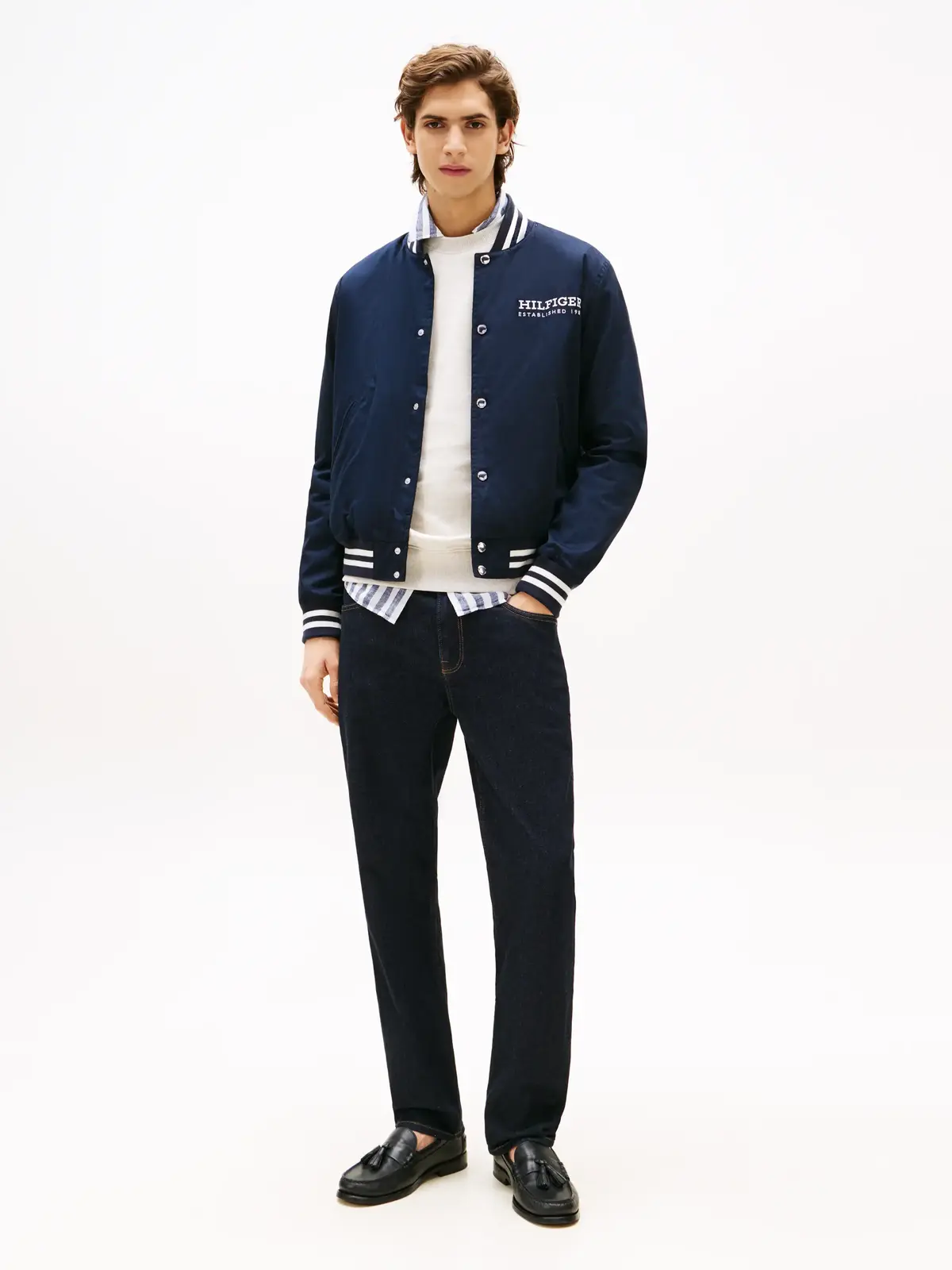 Tommy Hilfiger AMERICANA VARSITY JK, DW5 Lacivert Erkek Ceket