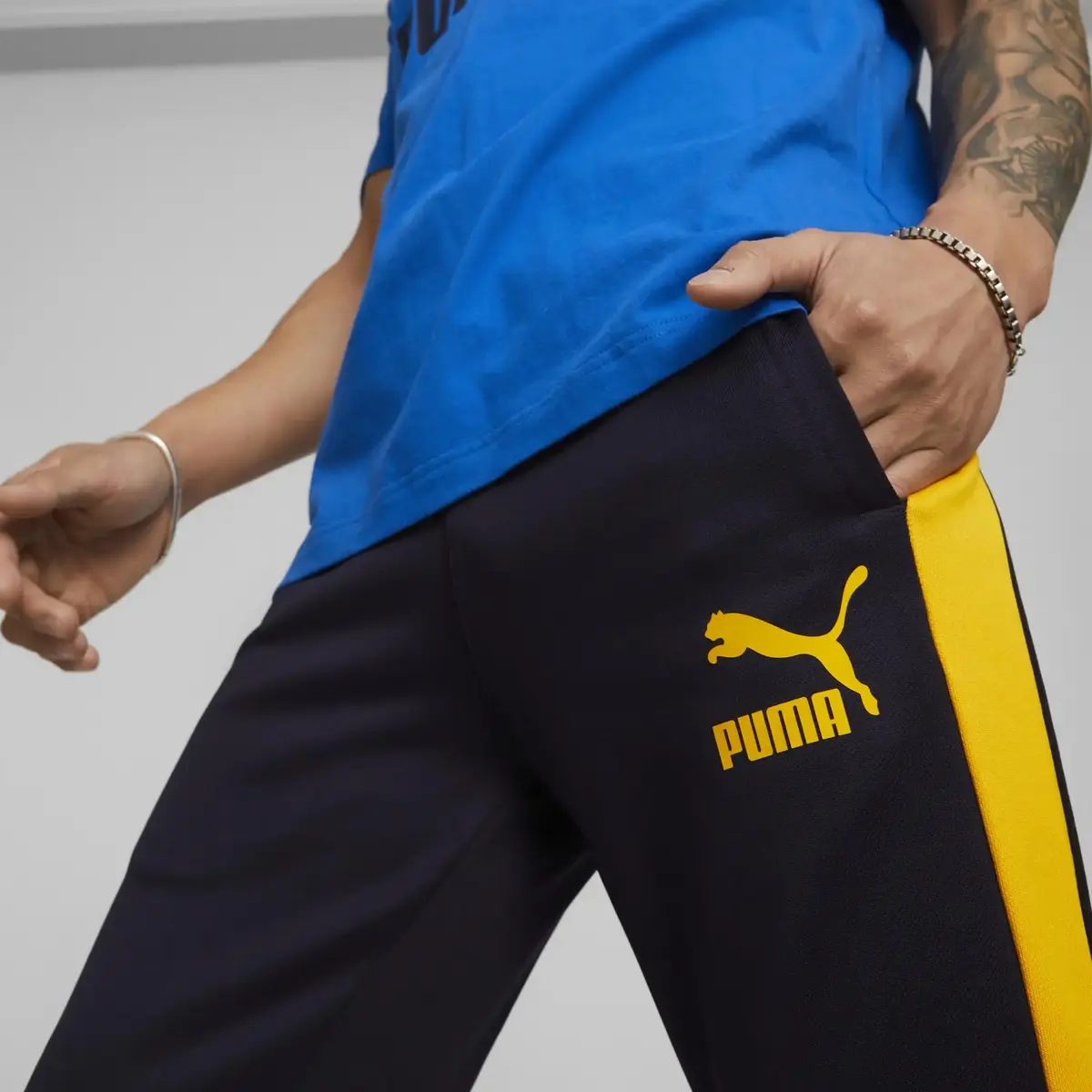 Puma Iconic T7 Track Pants Pt Lacivert Erkek Eşofman Altı